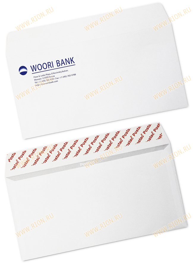 Конверт Woori Bank