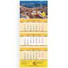 Квартальный календарь с желтой сеткой (2017)