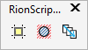 Скриншот: панель скриптов RionScripts