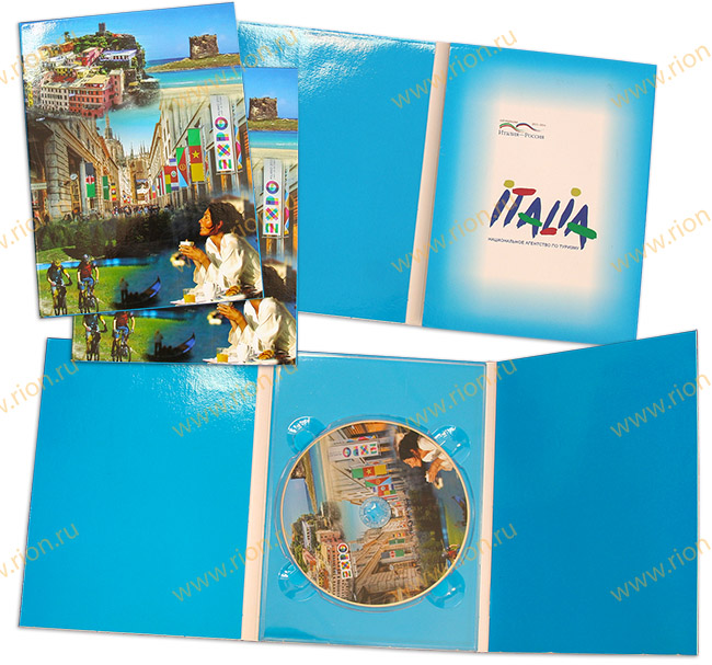 Папка подарочная с CD диском ~ образец RS0786 ~ Типография РИОН