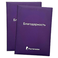 Папка - Благодарность