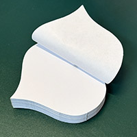 Кубарик бумажный в виде сердца!